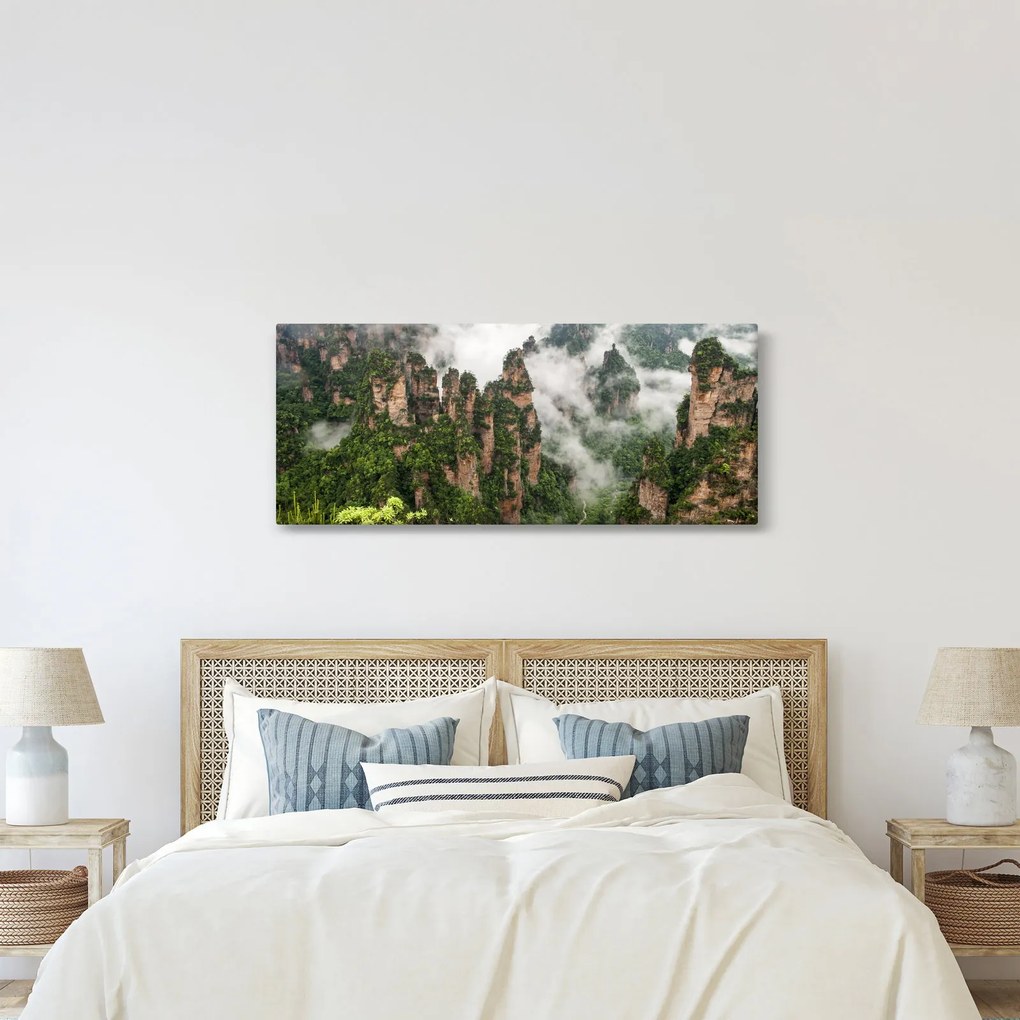 Tablou - Parcul Național Zhangjiajie, China (120x50 cm)