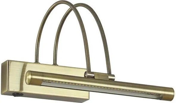 Ideal Lux - Aplica LED pentru tablou BOW, LED/3,5W/230V, CRI 90, 26 cm, alamă