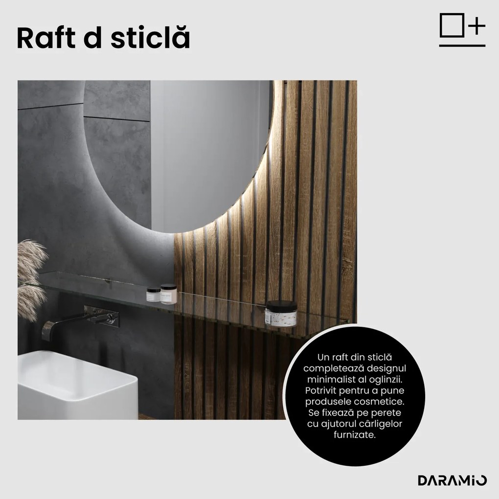 Oglindă atipică cu iluminare LED G10