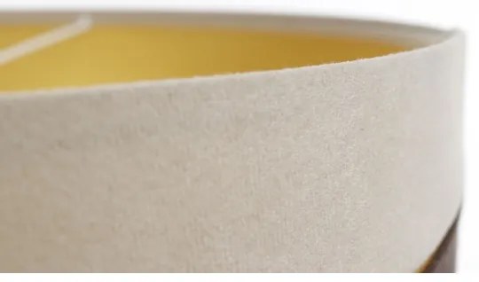 Lustră pe cablu SWING 1xE27/60W/230V maro/bej/auriu