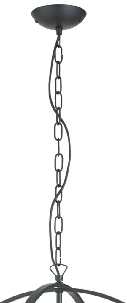 Lustra suspendata stil traditional Orbit negru 2476-6BK SRT