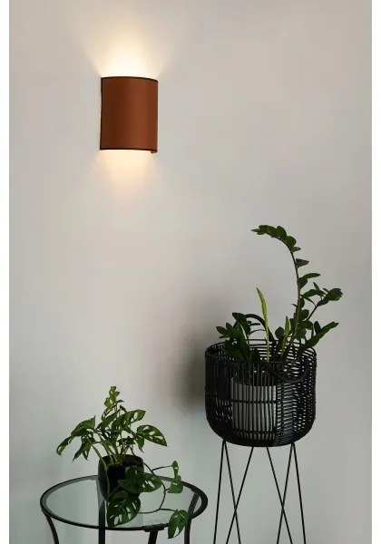 Brilagi - Lampa de perete SEMI 1xE27/15W/230V, Ø 20 cm, maro