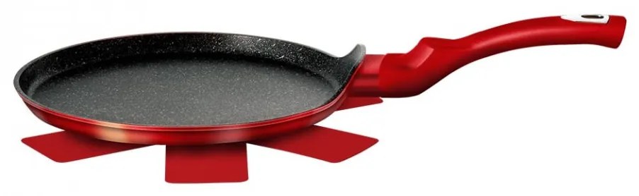 Tigaie de clatite 25 cm Burgundy Metallic Line Berlinger Haus BH 1272N