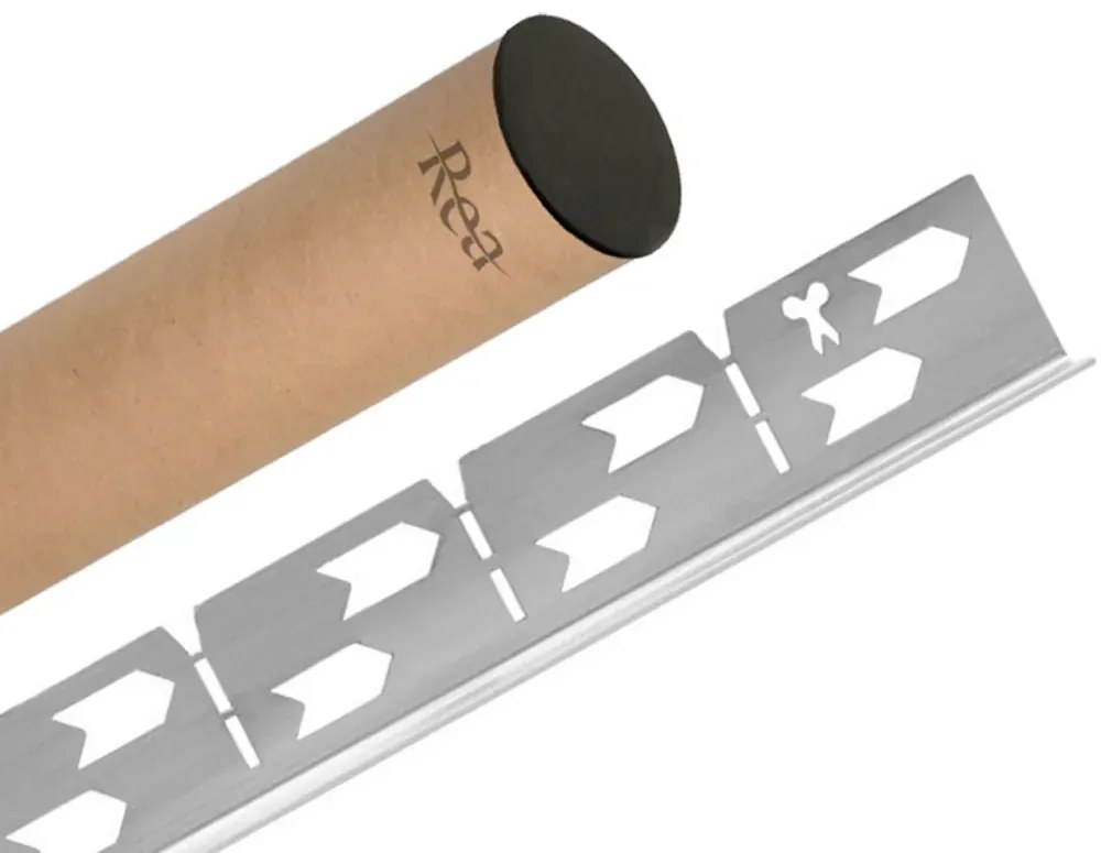 Profil de panta cadita de dus stanga Gri Periat 120cm, Rea