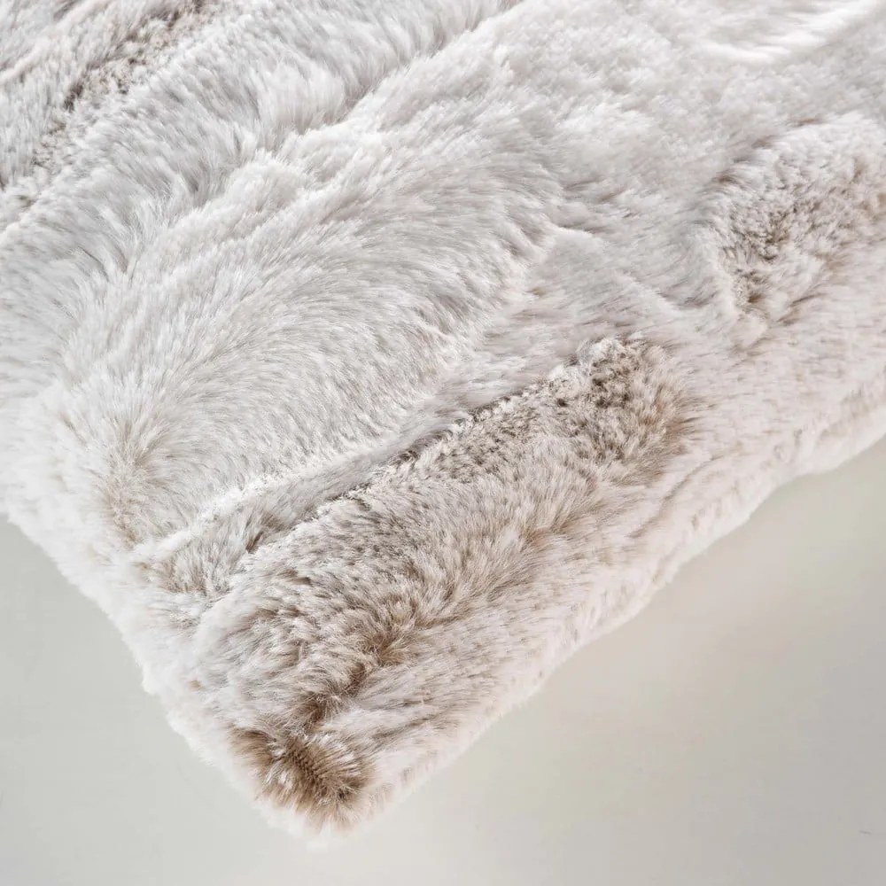 Pernă decorativă din blană artificială 45x45 cm Lynx – douceur d'intérieur