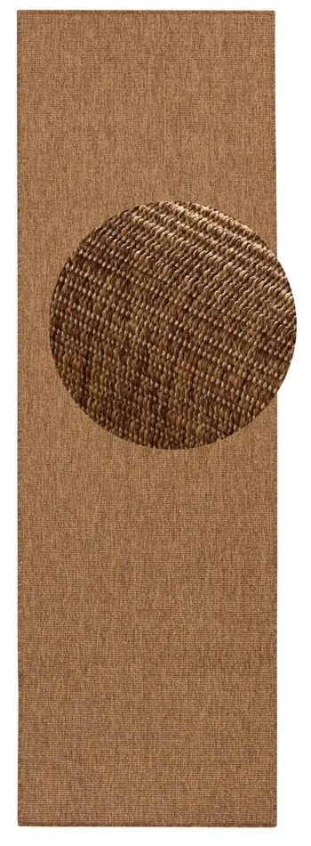 Covor pentru exterior și interior maro 80x150 cm Nature – Hanse Home