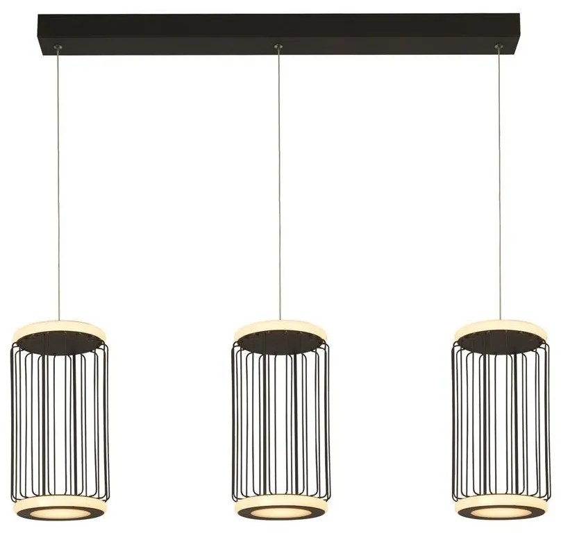 Lustra cu 3 pendule LED design modern Circolo