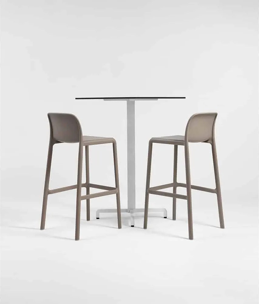 Scaun de Bar, Exterior, Nardi - Faro Mini, 65 cm - Bianco