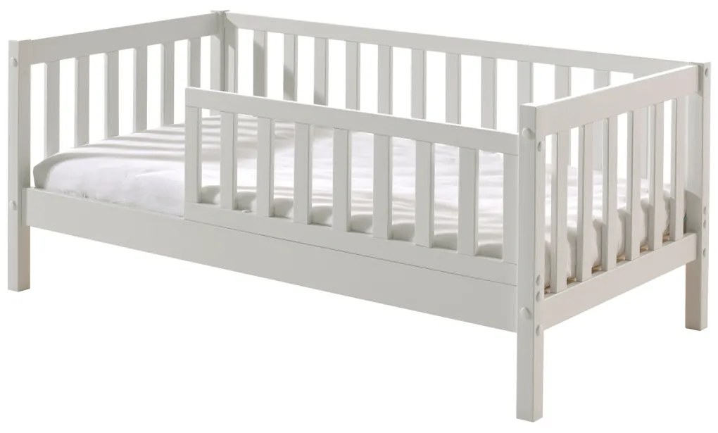 PEUTERBED 70 PAT PENTRU COPII MICI 70 X 140 CM ALB