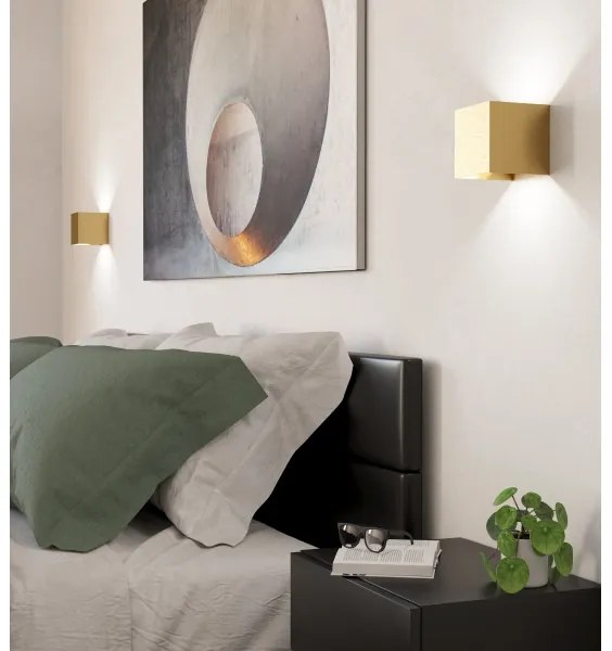 Aplică LED Eglo 901091 VALMONTONE 2xLED/1,5W/230V 3000K auriu