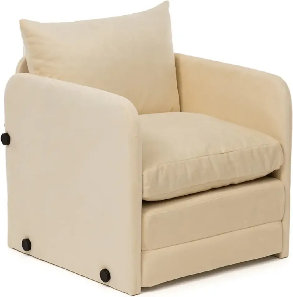 Fotoliu Extensibil Saga,bej,200 cm x 60 cm