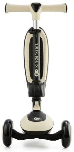 KINDERKRAFT - Trotinetă 2în1 pentru copii HALLEY Stone white