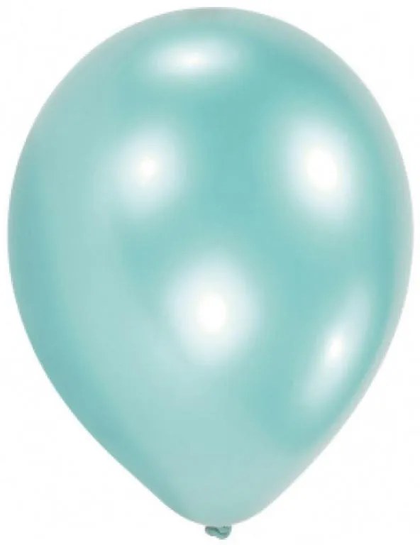 Colorat Pearl Caribbean Balon albastru, set de 10, 11 inch (27,5 cm)
