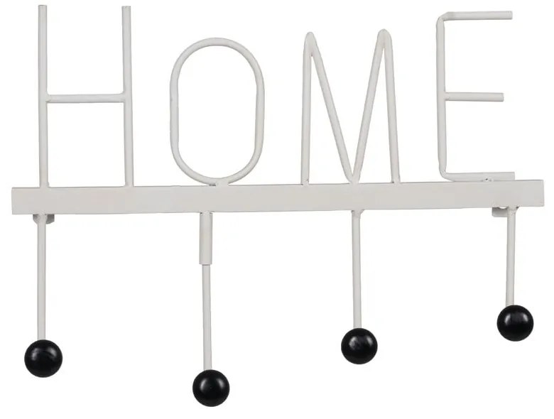 Cuier de perete alb din metal Home – Ixia