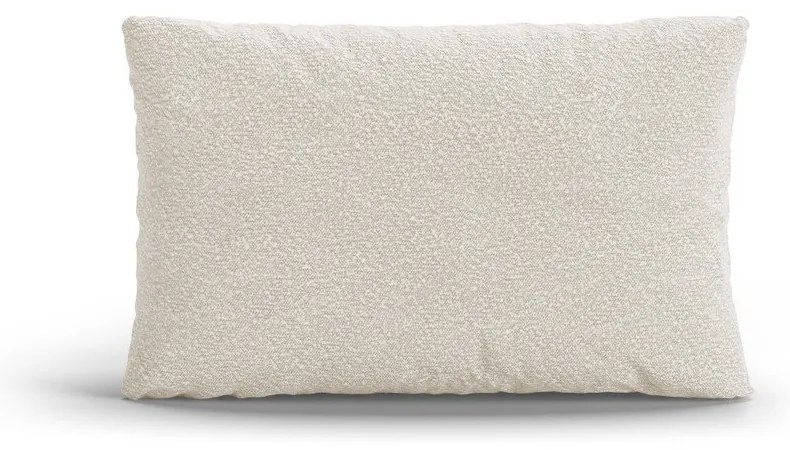 Pernă pentru canapea albă cu tapițerie din țesătură bouclé Poppy – Micadoni