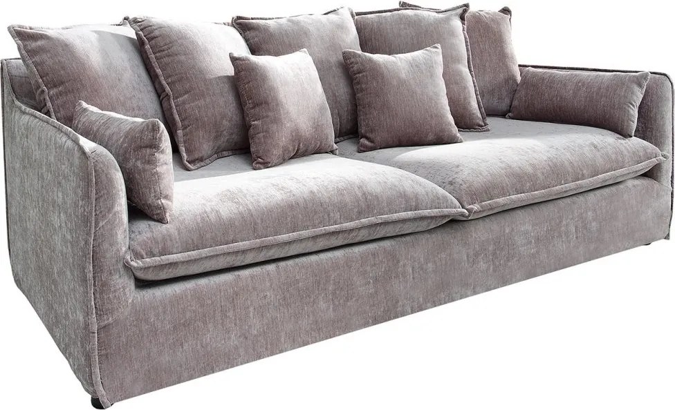 Canapea confortabila Heaven, catifea taupe A-38570 VC