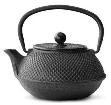 Ceainic din fontă cu infuzor Bredemeijer Jang, 800 ml, negru