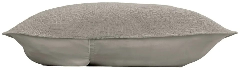 Set cuvertură și față de pernă gri matlasat din microfibră 240x220 cm Romane – douceur d'intérieur