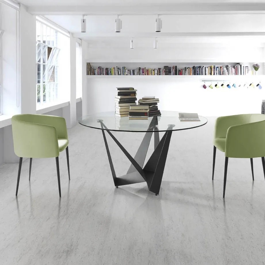 Masa eleganta design modern Ruby, 150cm AC-CT2061R-NEGRO