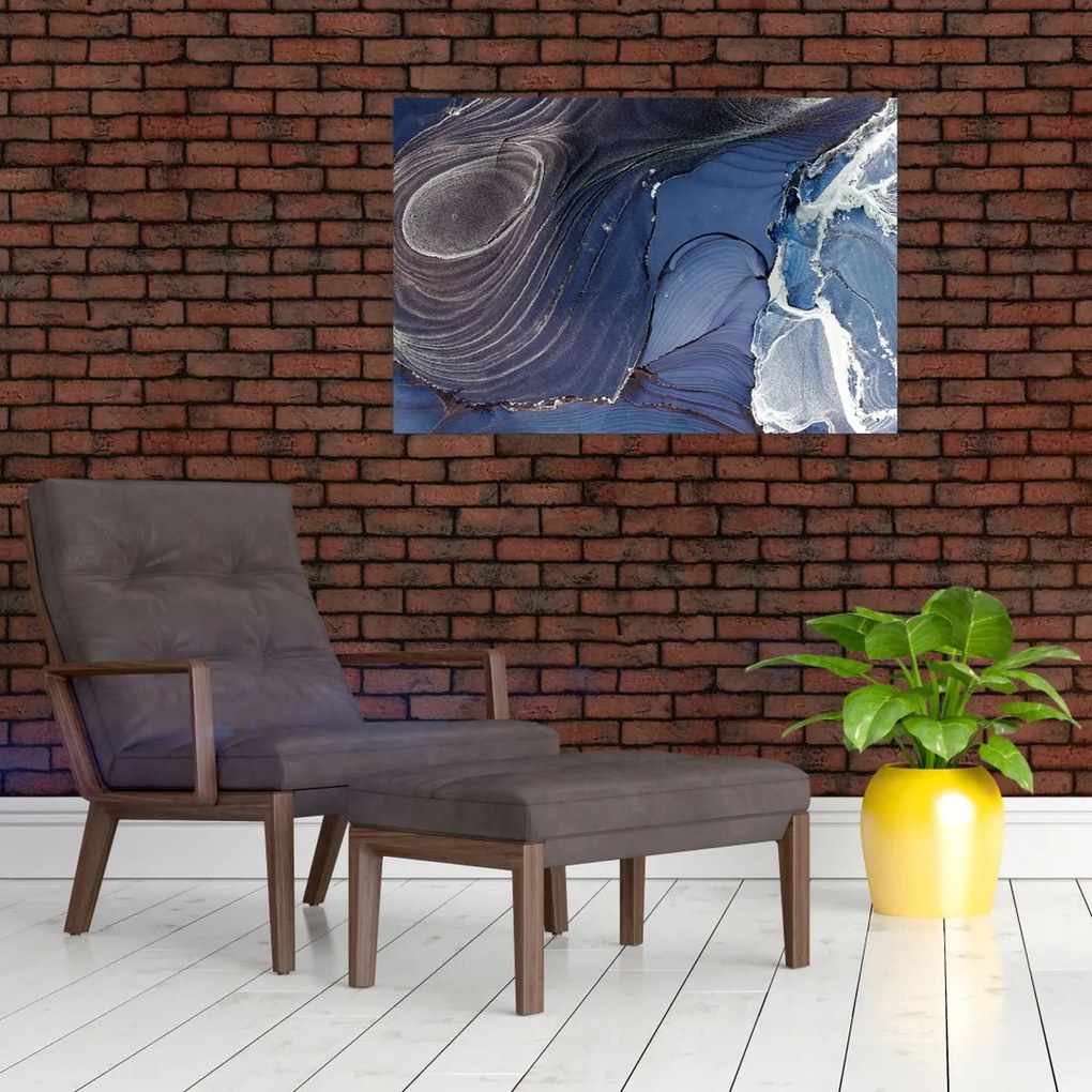 Tablou - Cerneală marmorată (90x60 cm)