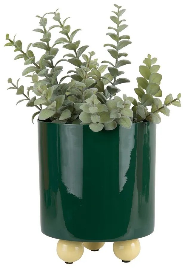 Ghiveci decorativ din metal ø 18 cm Double Funky – PT LIVING