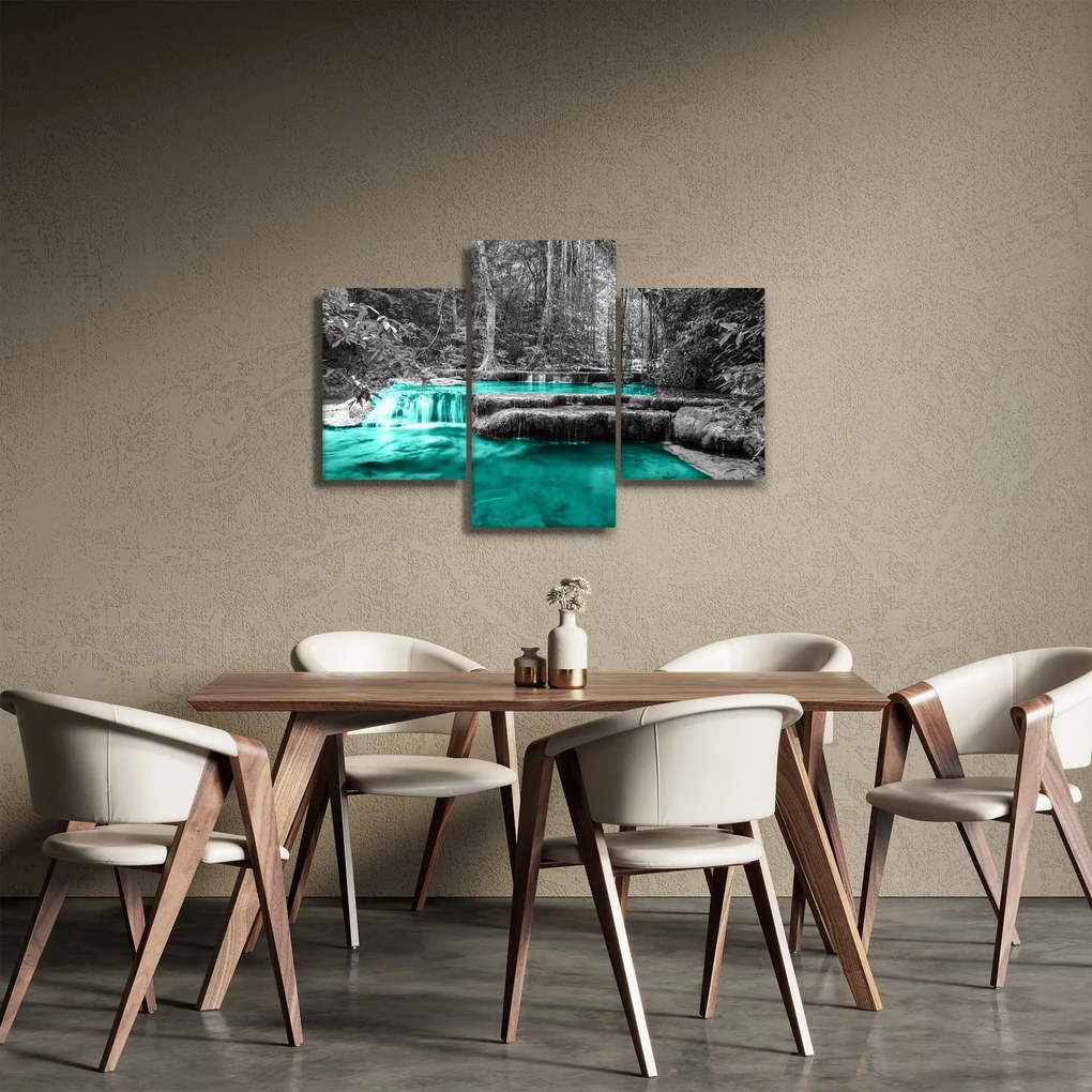 Tablou - Râul de iarnă (90x60 cm)