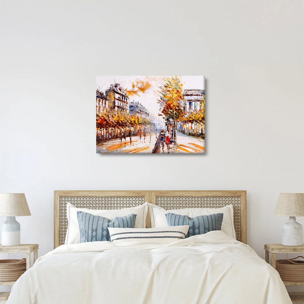 Tablou - Strada din Paris (70x50 cm)