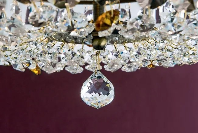 Lustra aplicata cristal Schöler design de lux Sheraton 45cm, 24K gold plated