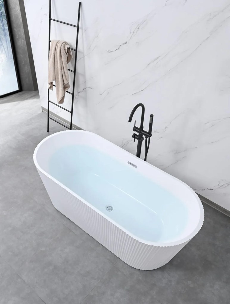 Cada baie freestanding Florenta alba
