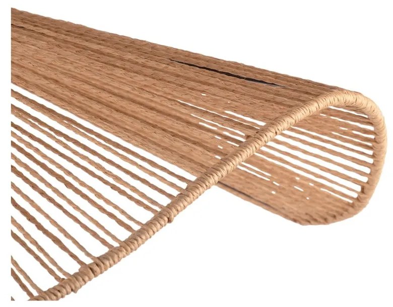 Lustră aurie cu abajur din sfoară din hârtie ø 62 cm Sombra – Leitmotiv