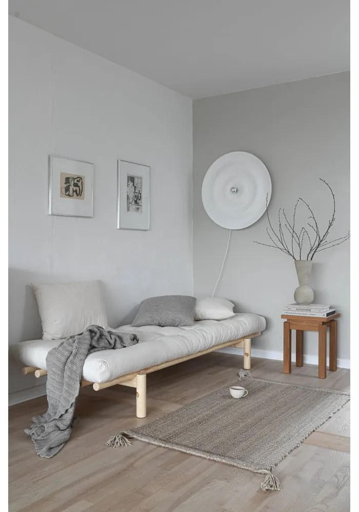 Canapea portocalie/maro 200 cm Pace - Karup Design