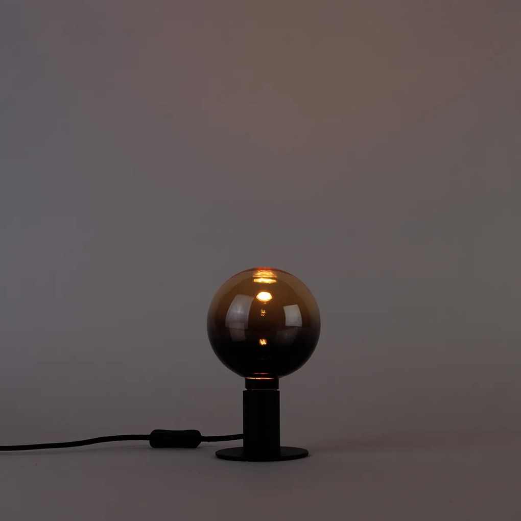 Bec LED E27 reglabil G125 negru auriu 3,5W 80lm 1800K