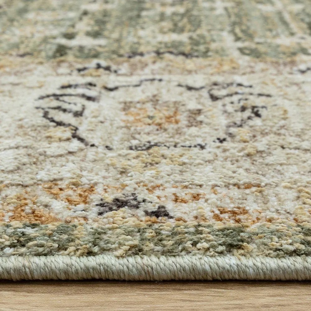 Covor verde-bej țesut manual 160x240 cm Heriz Ornate – Asiatic Carpets