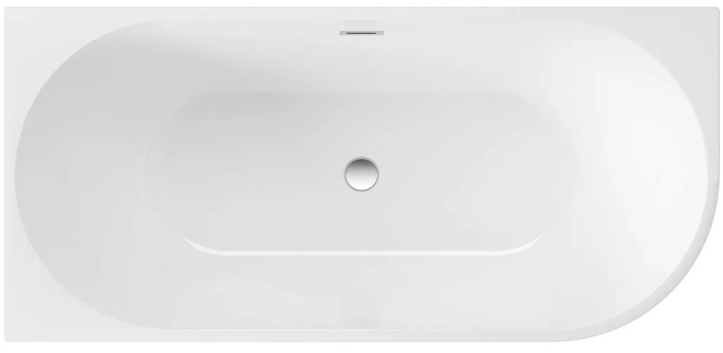 Cada baie freestanding, alba, 140x58 cm, orientare stanga, Deante Silia