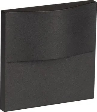 Spot aplicat perete exterior LED 3000K IP65 FLAC negru