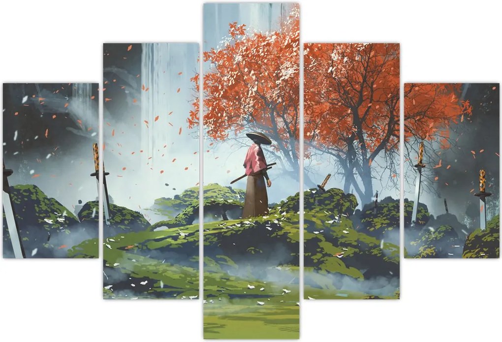 Tablou - Ilustrație a Grădinii de săbii (150x105 cm)