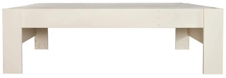 Pat pentru copii bej cu spațiu de depozitare fără somieră 90x200 cm Captain – Roba