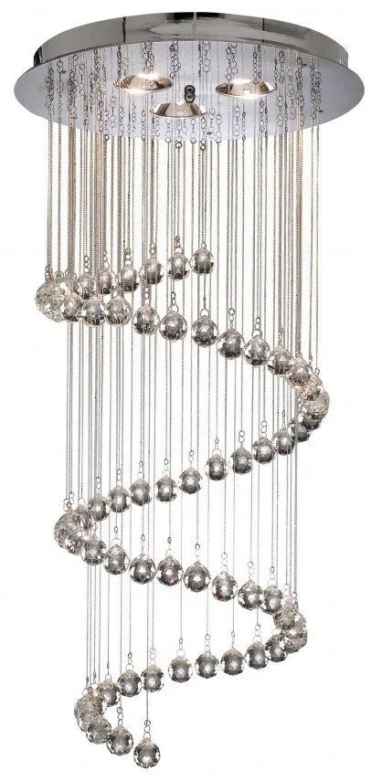 Lustra cristal design modern 39cm Hallway 5L 7743CC SRT