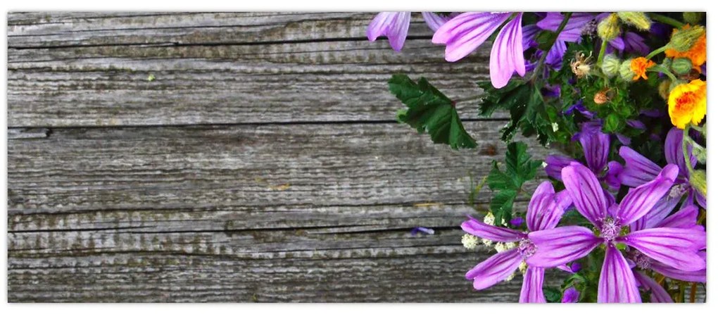 Tablou - flori de câmp (120x50 cm)