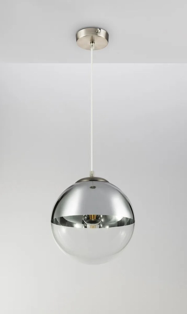 Lustra / Pendul modern 25cm VARUS nickel/crom 15852 GL