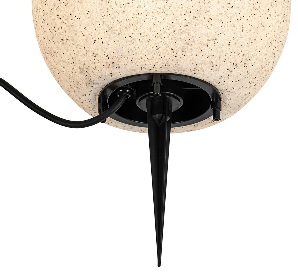 Lampă inteligentă de exterior gri 25 cm IP65 incl. WiFi A60 - Nura