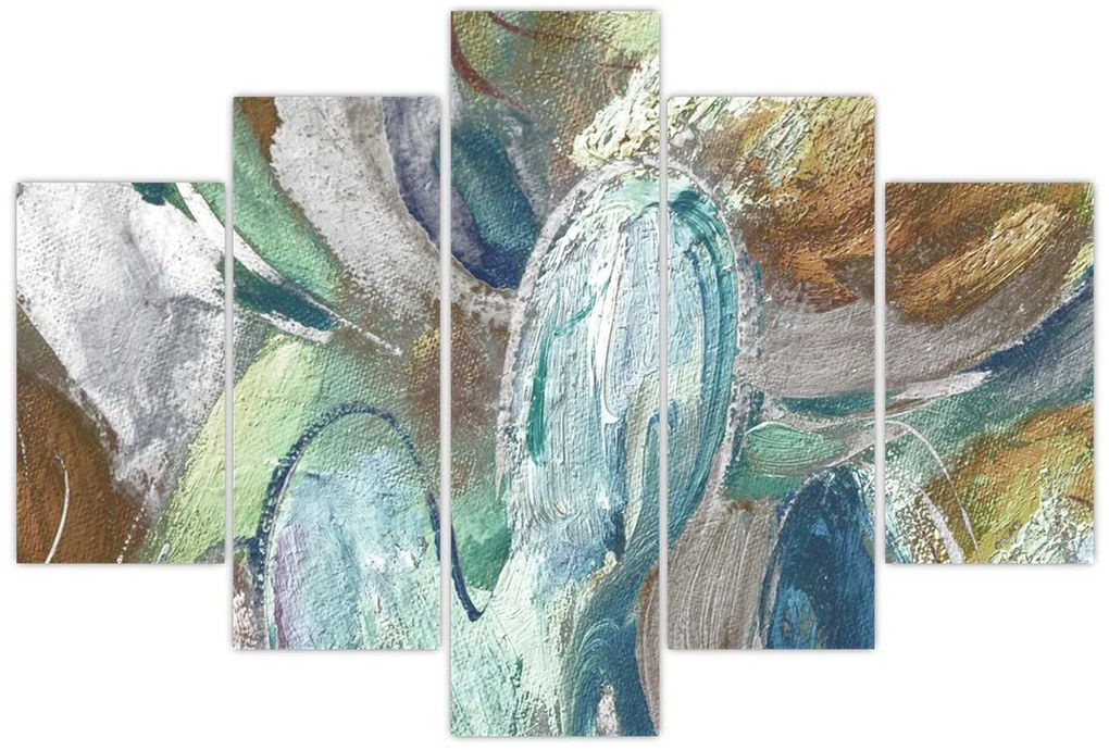 Tablou - Pictura figura abstractă (150x105 cm)