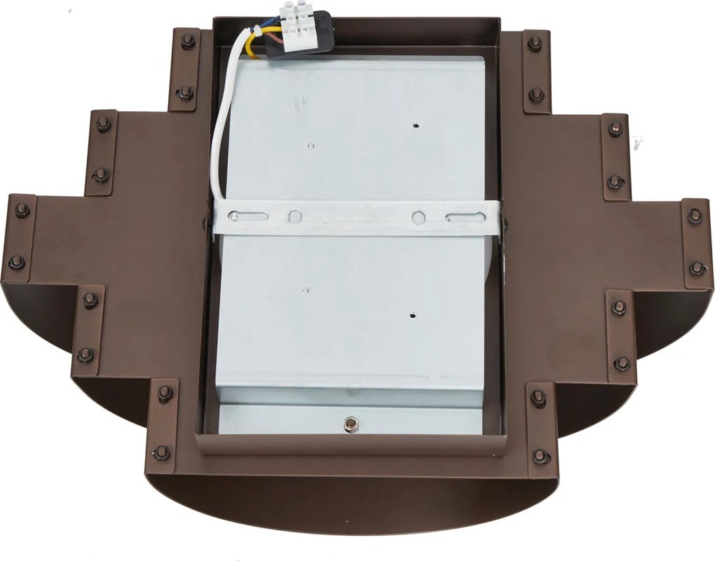 Lampă de perete modernă bronz, inclusiv LED cu estompare în 3 trepte - Lines