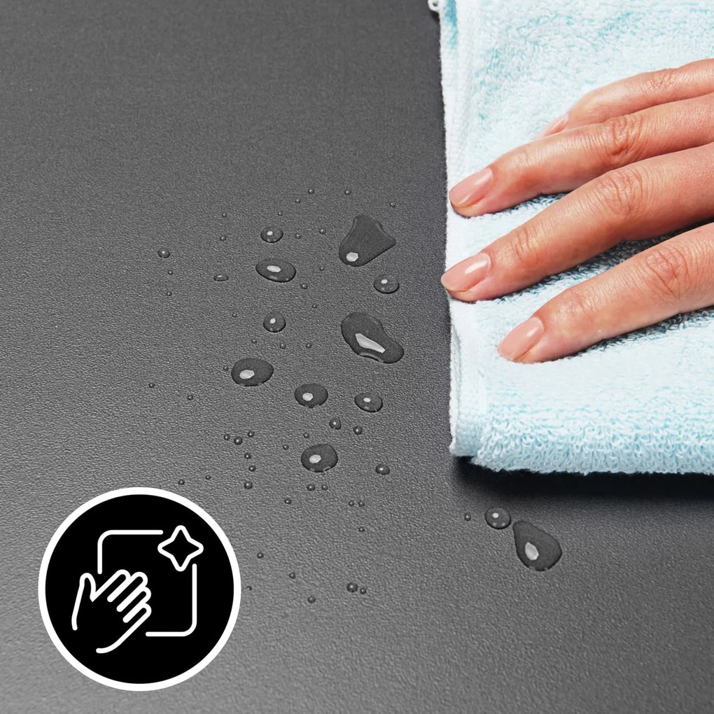 Noptieră ELOISE cu iluminare, 54x39x28cm, antracit Casaria