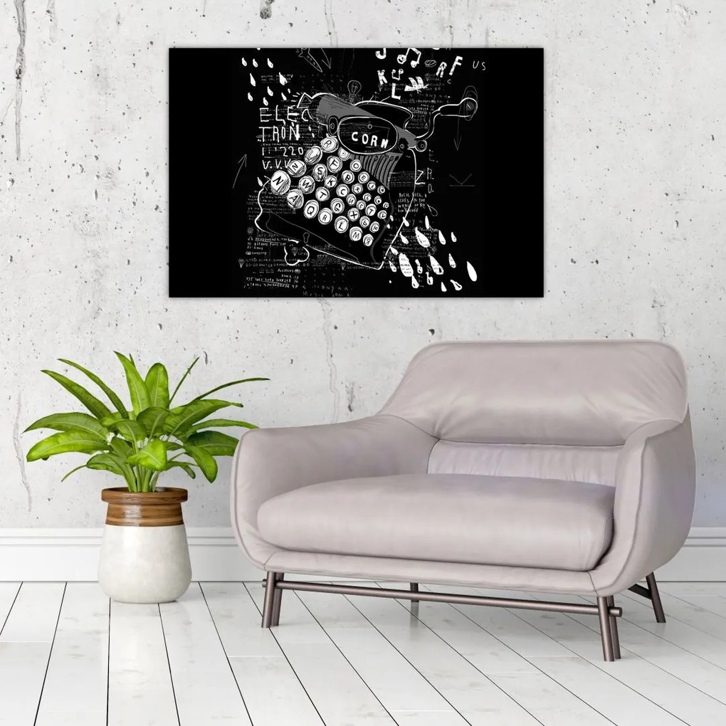 Tablou - Desen în stilul lui Banksy (90x60 cm)