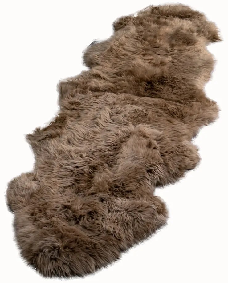 Blană de oaie Native Natural Double, 60 x 240 cm, maro