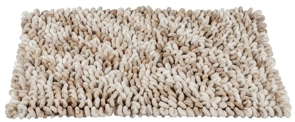 Covoraș de baie bej din material textil 60x90 cm Lerici – Wenko