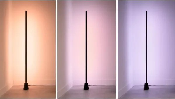 WiZ - Lampă de podea reglabilă LED RGBIC GRADIENT LED/9,7W/230V 2700-6500K Wi-Fi