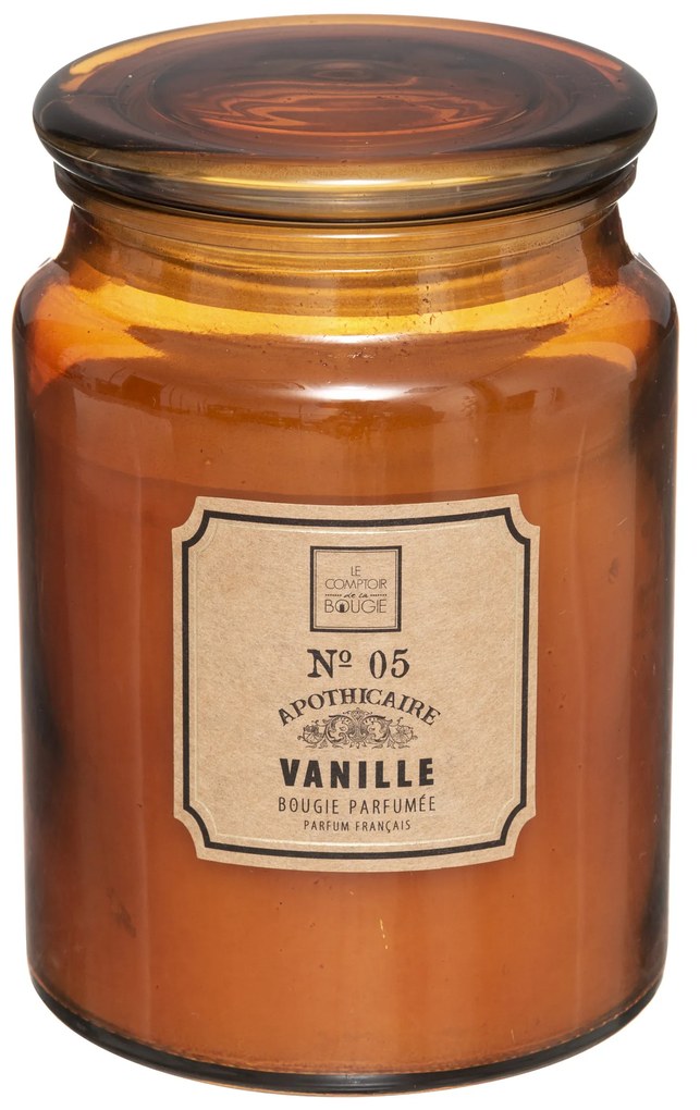 Lumanare parfumata cu suport din sticla, 510 g