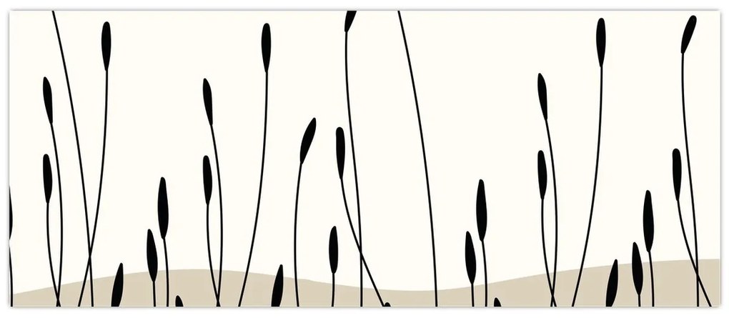 Tablou - Pajiște grafică N⁰3 (120x50 cm)